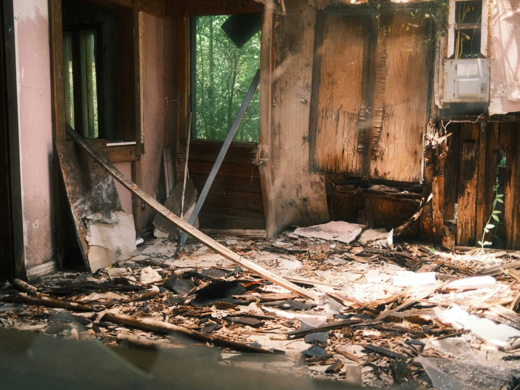 Fire damage restoration process