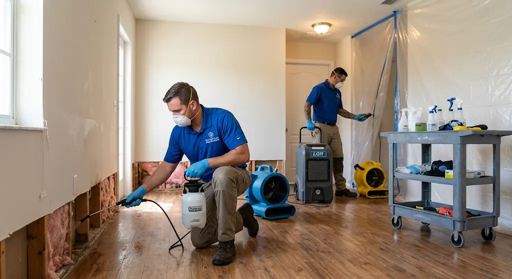 Mold prevention post-water damage in Port Saint Lucie with professional drying and moisture detection services